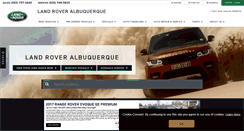 Desktop Screenshot of landroveralbuquerque.com