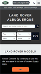 Mobile Screenshot of landroveralbuquerque.com